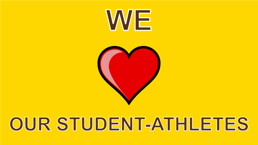 We love our student-athletes